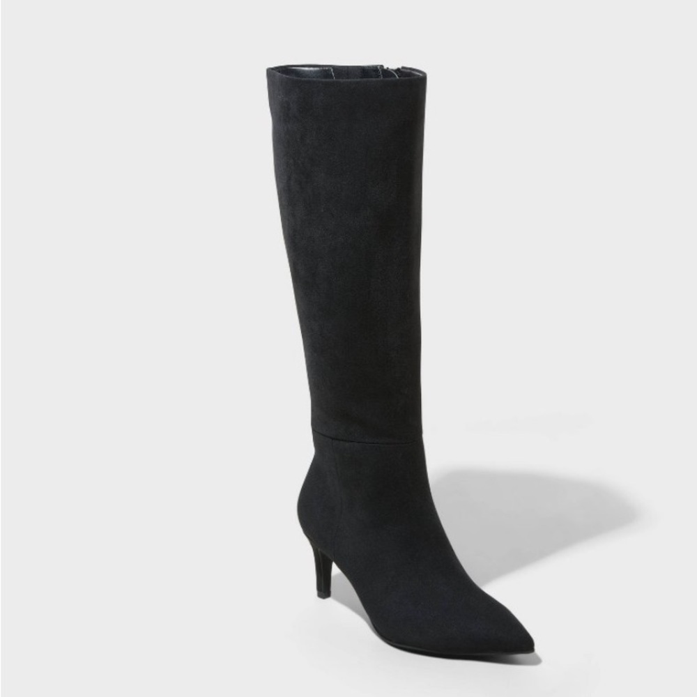Women's Tay Tall Dress Boots - A New Day
Black new